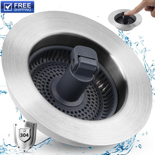 Kitchen sink stopper - 3-in-1,