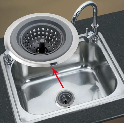 1pc kitchen silicone sink - 1pc,