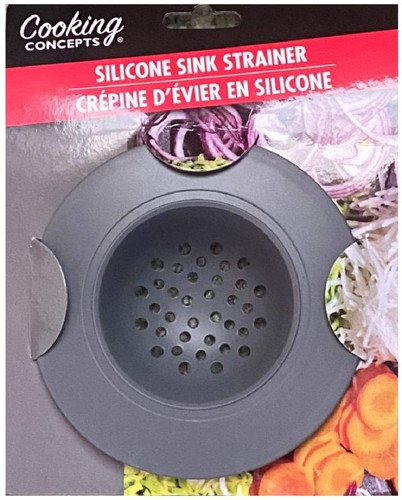 Sink strainer silicone gray - sink,